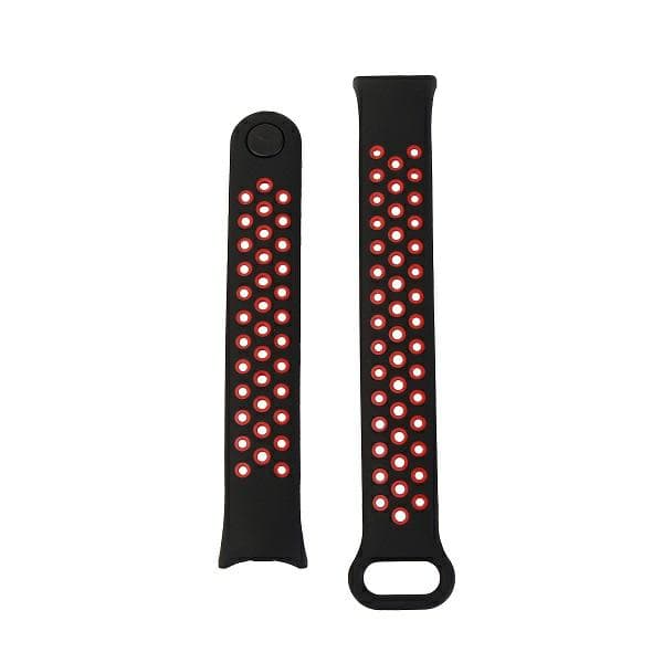 Beline designrem til Mi Band 9/8 sort og rød
