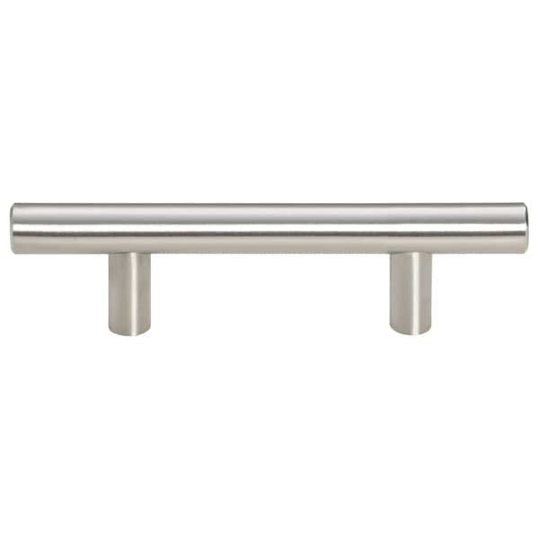 vidaXL skabsgreb 10 stk. sølv 64 mm rustfrit stål