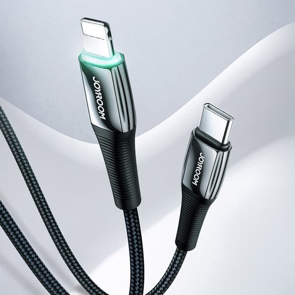 Kabel til iPhone USB-C - Lightning Power Delivery 20W 2.4A 1.2m rød