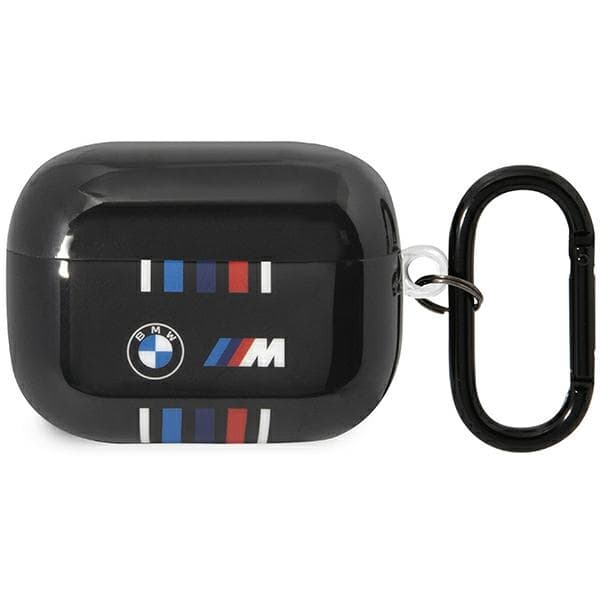 BMW BMAP22SWTK AirPods Pro coversort/sort Flere farvede linjer
