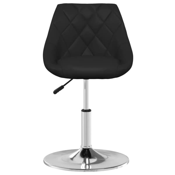 vidaXL Matstol, svart, konstläder