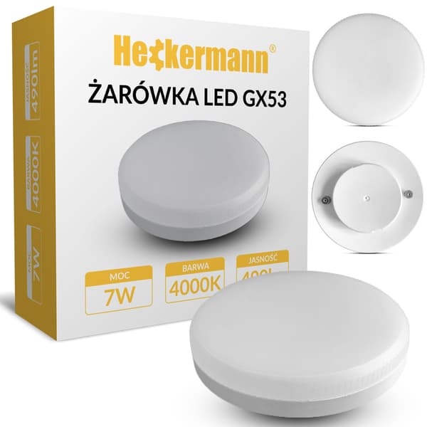 Heckermann 8795313A LED-spotlight Sort 1x hoved