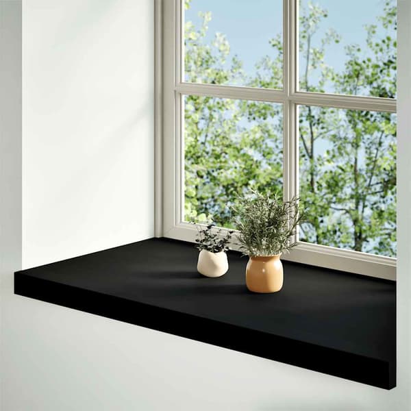 vidaXL vindueskarme 2 stk. mørkebrune 70x40x2 cm massivt egetræ