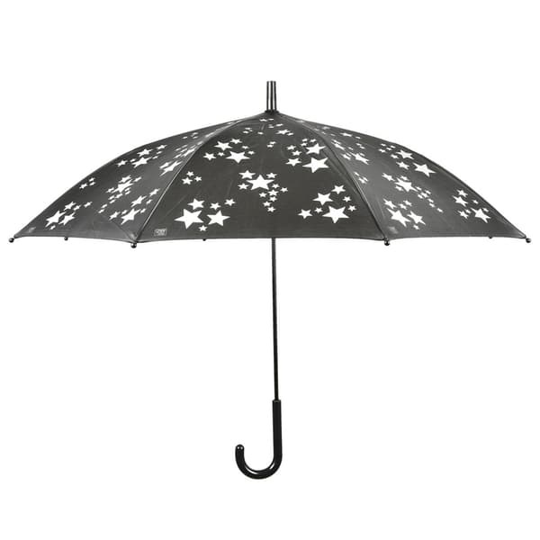 Svart paraply med stjärnor 87,5 cm