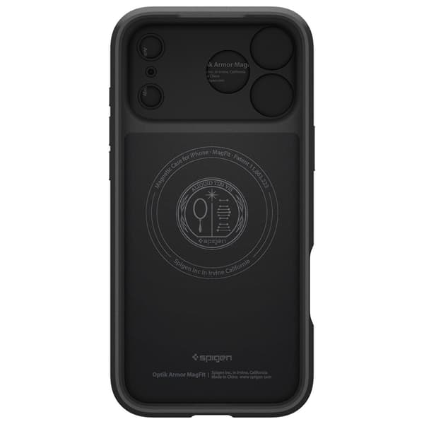 Spigen Optik Armor Mag MagSafe-etui til iPhone 17 Pro, sort