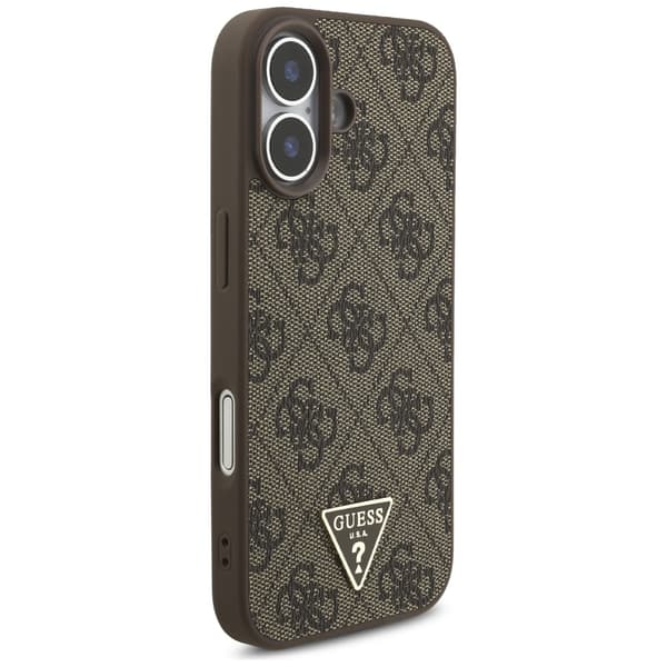 Guess 4G Strap Triangle Logo MagSafe-etui til iPhone 17 brun