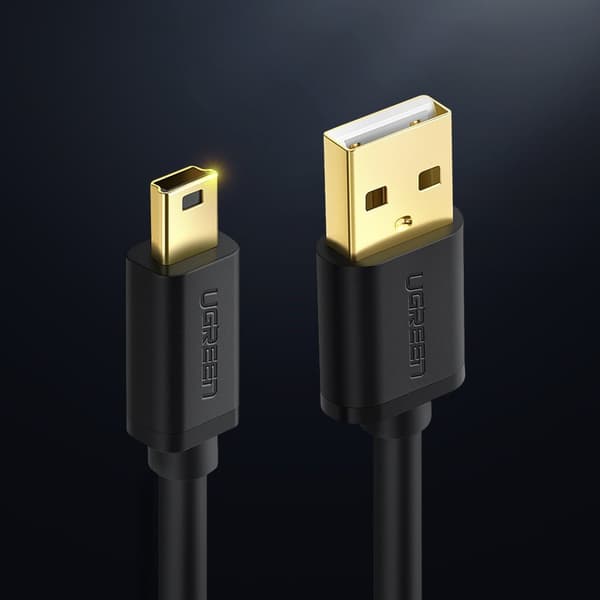 USB - mini-USB-kabel 480 Mbps 3m svart