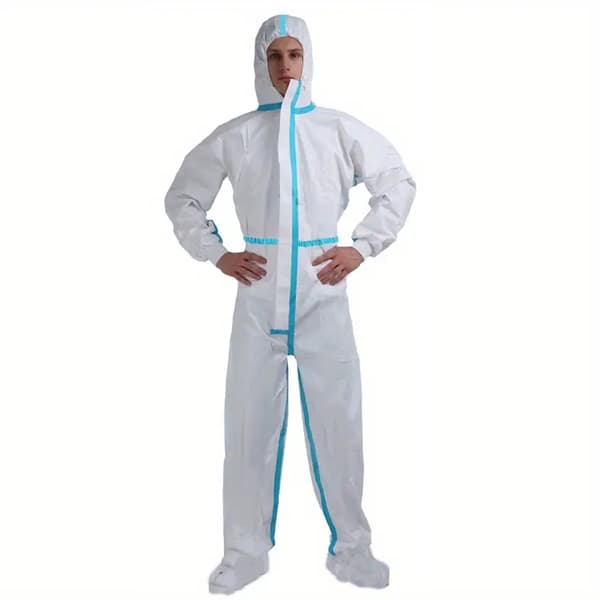 Skyddande målarkläder 185 cm - med tejp