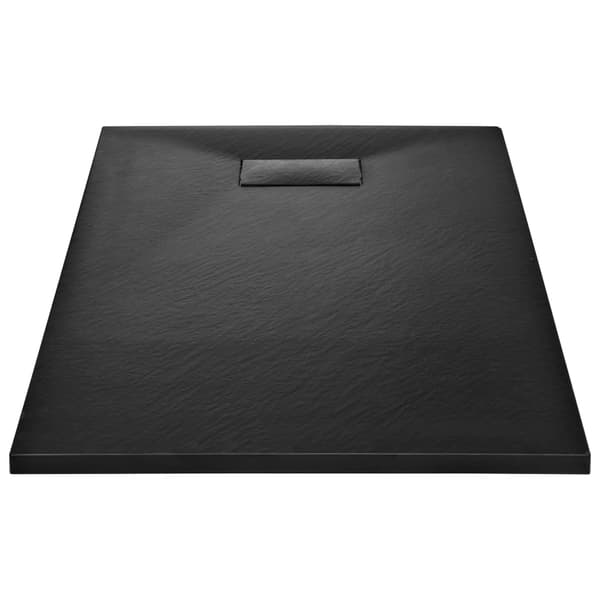 vidaXL brusekar, SMC, sort, 120 x 70 cm