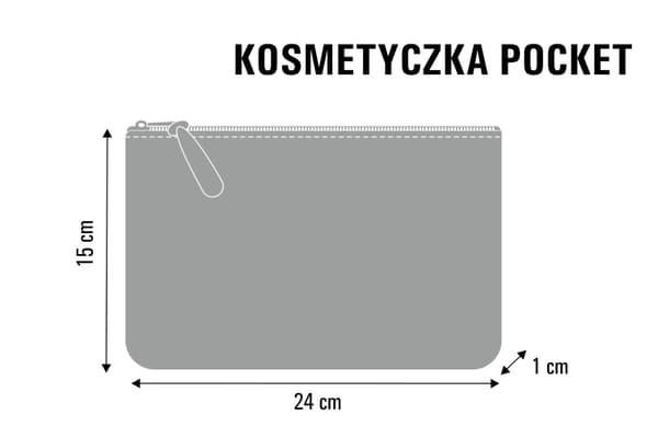Taskullinen CUBE-kosmetiikkalaukku