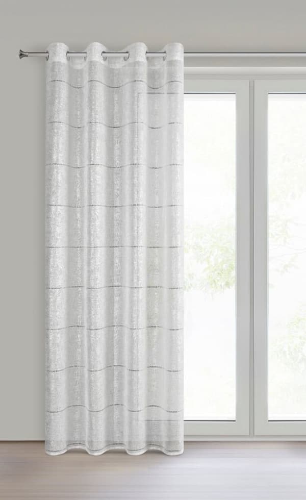 KATY gardin silvertryck 140x250 cm