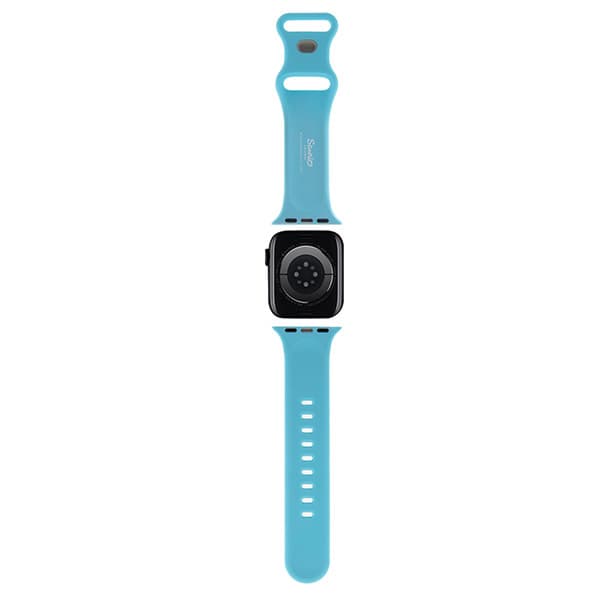 Hello Kitty silikone rem Kitty Head til Apple Watch 38/40/41mm, blå/blå