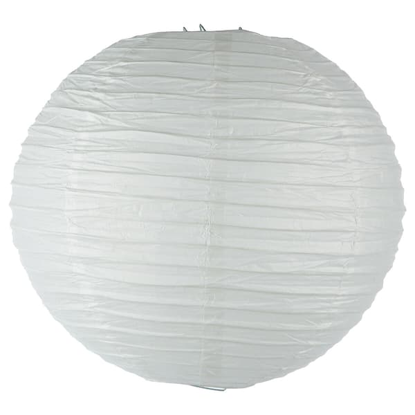 Vit papperslykta 35 cm