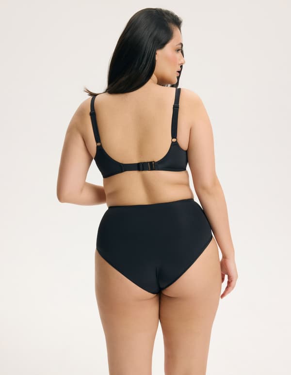 Esotiq BASE Vatteret Bikinitop | Sort 80E