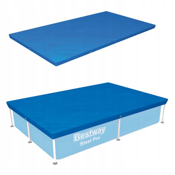 Overdækning 221 x 150 cm til Bestway 58103 rammepool