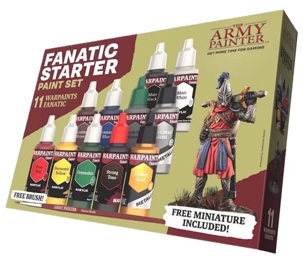 Army Painter Warpaints Fanatic Startfärgset med Figur 10 st x 18 ml