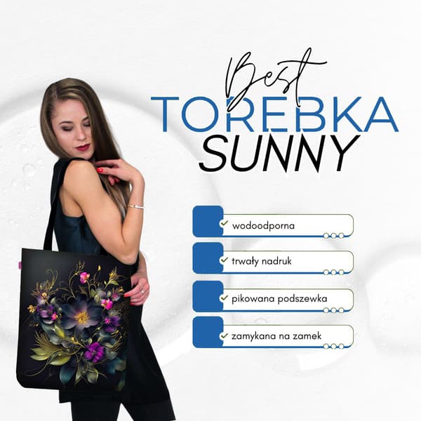 AURINKOINEN kangaskassi - Maura