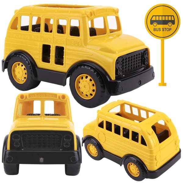 Gul skolebus
