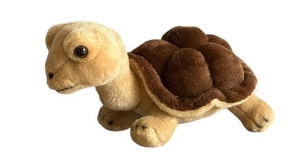 Brun skildpadde 20 cm