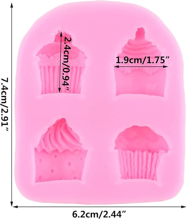 Silikonform för muffins för chokladfondant