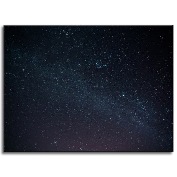 Lærredstryk Rumstjerner Himmel om natten 40x30 cm