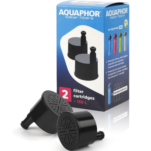 Suodatin, vesisuodatin pulloon, AQUAPHOR City -pullot 2 kpl.