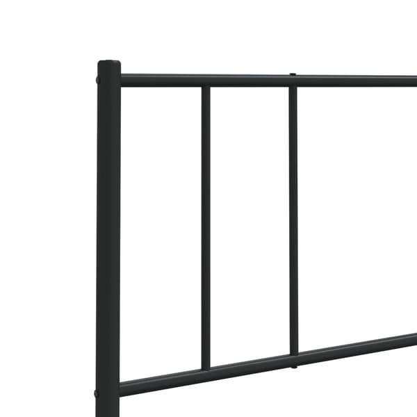 vidaXL metalsengegavl sort 107 cm