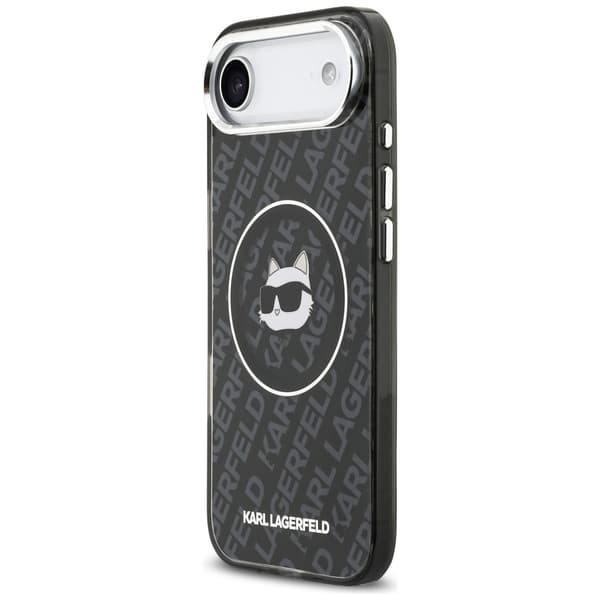 Karl Lagerfeld IML Choupette Head Logo MagSafe-etui til iPhone Air, sort