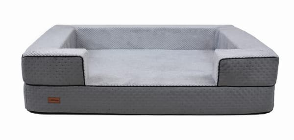 Rex ortopædisk sofa grå L - 85 x 70 x 20 cm