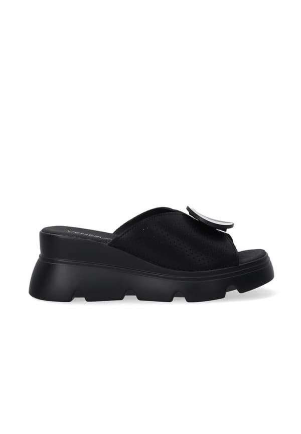 Klassiske sorte kile sandaler Klassiske sorte kile sandaler 38