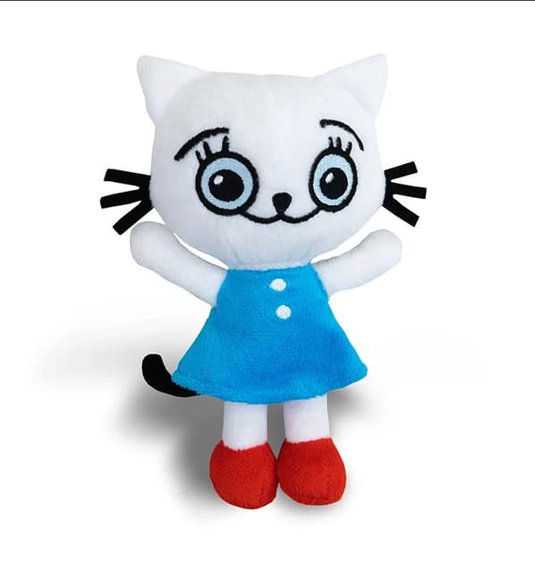 Katten Kitty. 17 cm plyschleksak
