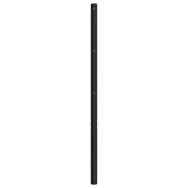 vidaXL metalsengegavl sort 160 cm