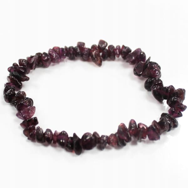 Armband med naturstenar - Blodgranat