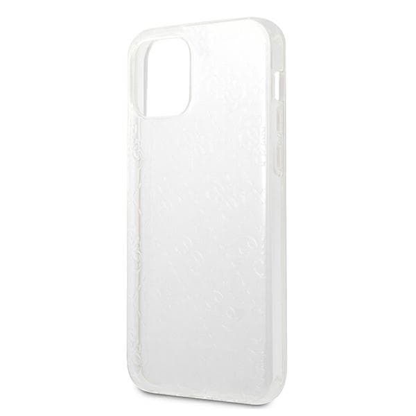 Guess 4G 3D Pattern Collection cover til iPhone 12 Pro Max, gennemsigtigt