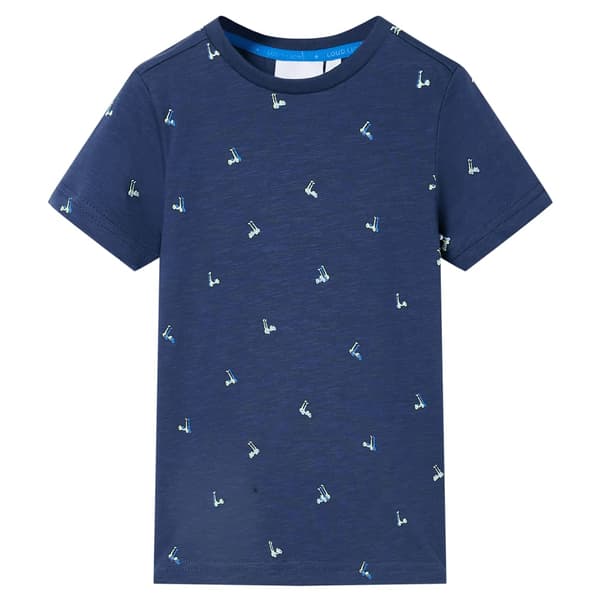 Børne-T-shirt, mørkeblå, 104