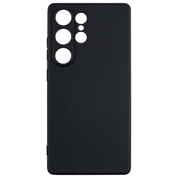 Beline Silikone Etui til Galaxy S25 Ultra, Sort