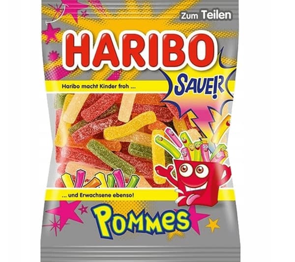 Haribo Jelly Beans sura äpplen 175g