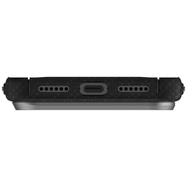 UNIQ Keva EDGE MagSafe-etui til iPhone 17 Pro Max, sort