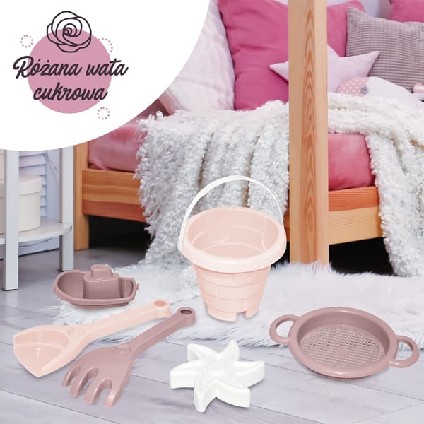 Rose Candy Cotton Castle Sand Sæt 41104