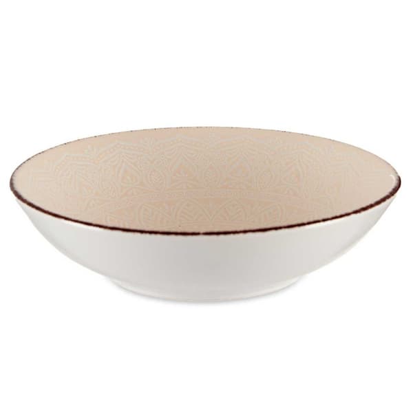 Djup tallrik 20 cm MANDALA beige
