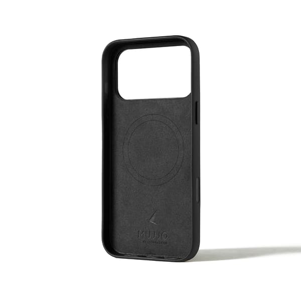 MUJJO iPhone 17 Pro Max Læderetui Sort