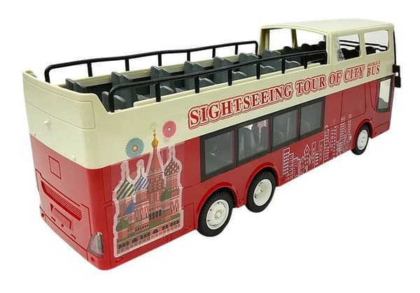 Fjernstyret dobbeltdækkerbus R/C 2.4G 1:18