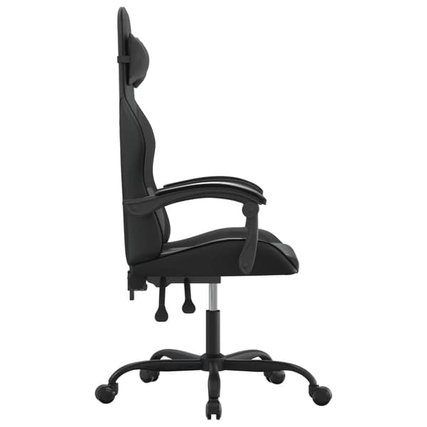 vidaXL gamingstol, sort, kunstlæder