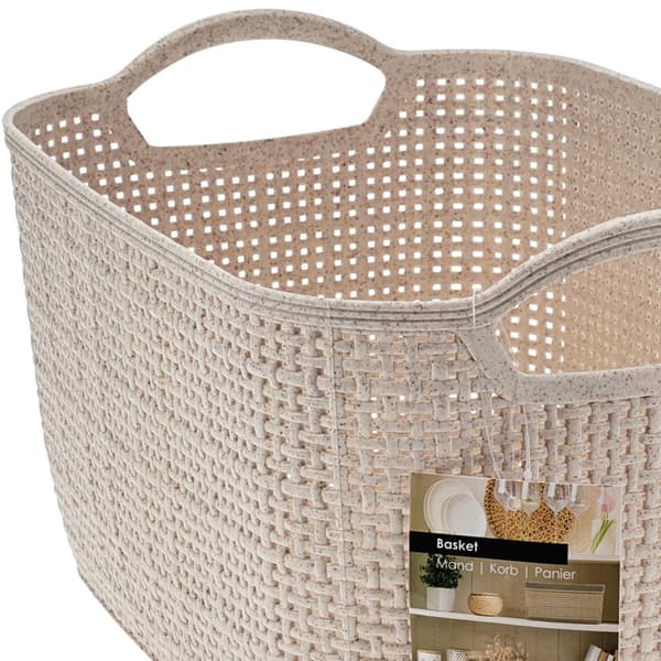 Beige förvaringskorg 30x19xh17 cm