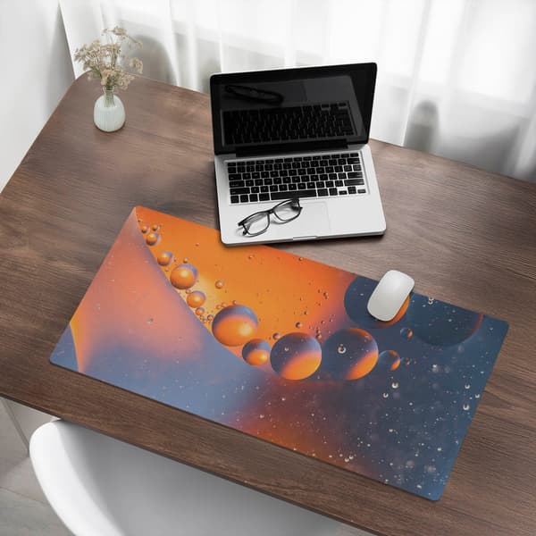 Designer Bubble Abstract laptopunderlag 90x45 cm