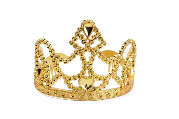 Gylden prinsesse tiara