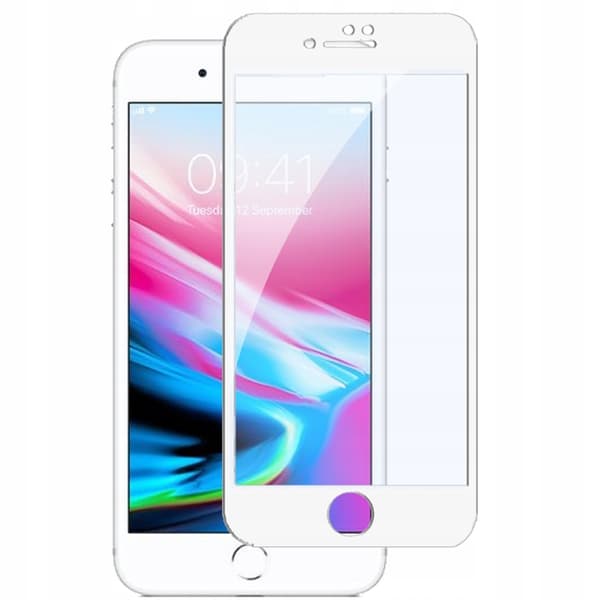 2x 5D fuldskærm hærdet glas til iPhone 8 / 7 Plus glas 9H