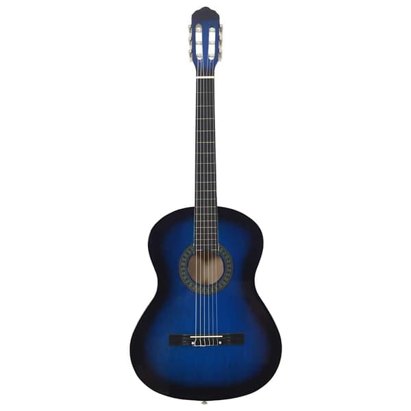 vidaXL Klassisk gitarr för nybörjare, 4/4, 39", Lindträ