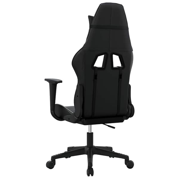 vidaXL Gamingstol, svart, konstläder