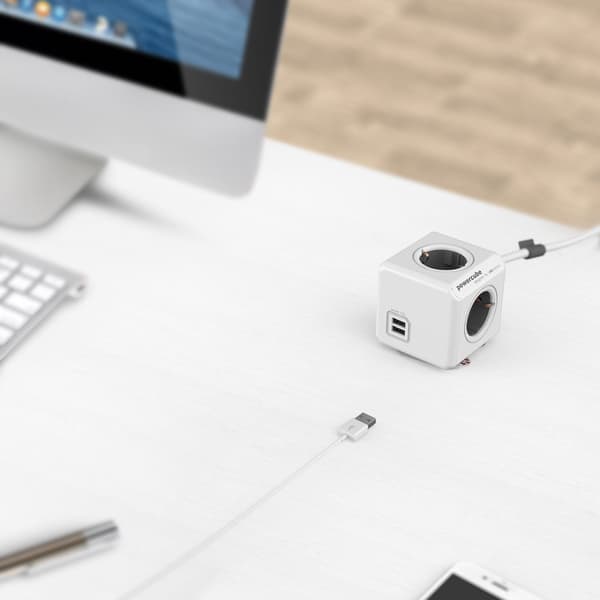 PowerCube Extended USB 1,5m - Rød